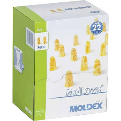 Immagine di Moldex 760001 MelLows Tappi per le orecchie 22 dB usa e getta EN 352 2 200 Paio/a