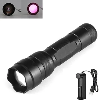 Immagine di WESLITE Torcia IR 940nm Visione Notturna Infrarossi Luce Zoom Regolabile Illuminabile 1 Modalità per la Caccia alla Utilizzata con il Dispositivo