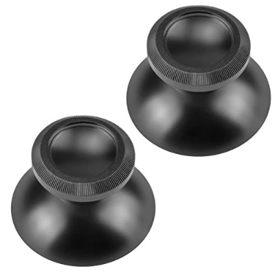 Immagine di Aussel Thumbbsticks in alluminio per PS4 Xbox un gaming System Controller 2 1 (Black)