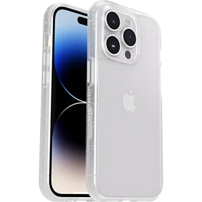 Immagine di Cover per iPhone 14 Pro OtterBox Sleek, resistente a shock e cadute, testata norme anti caduta MIL STD 810G, Protezione Antimicrobica, Stardust, Senza Retail Package