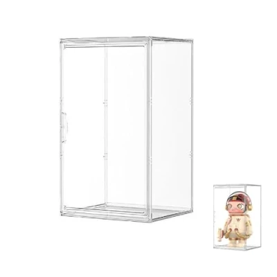Immagine di Siyecioa Vetrinetta Espositiva, Vetrina Trasparente Acrilico con Porta per Espositiva Collezionismo, Teca Plexiglass, Pop Figure, Modello automobilistico, Grande
