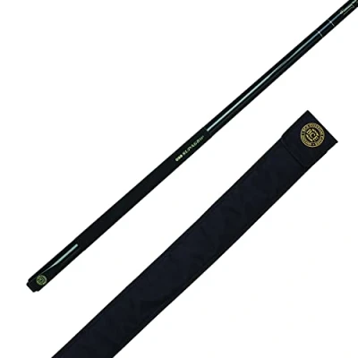 Immagine di BCE Jw 10am, Mark Selby Biliardo, 2 Pezzi, con Custodia Classica, 145 cm Stecca da 9,5 mm Unisex, Testa Nera/Albero in Legno Naturale, 57&quot; (145cm)