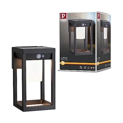 Immagine di Paulmann 94572 Marisol Lampada solare da parete ERP: G (A G) 5.5 W Bianco caldo Nero