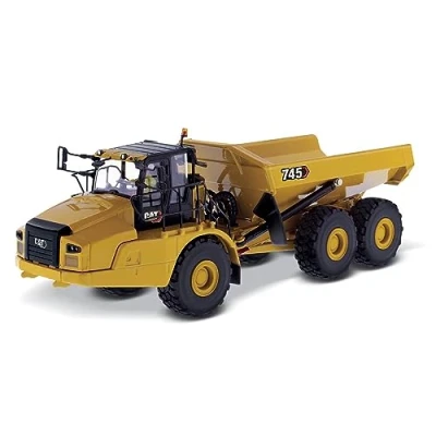Immagine di Diecast Masters 85528 Caterpillar Tipper ADT 745, Scala 1:50, Circa 22,7 x 7,6 cm, a Partire da 14 Anni, Colore Yellow,