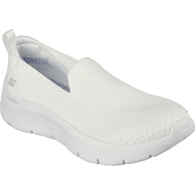 Immagine di Skechers Performance GO WALK FLEX SLIP ON Scarpe da camminata, Donna, Taglia: 40, White Tessuto