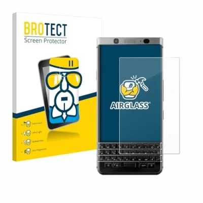 Immagine di brotect Pellicola Protettiva Vetro per BlackBerry Keyone Protezione Schermo [Durezza Estrema 9H, Chiaro]