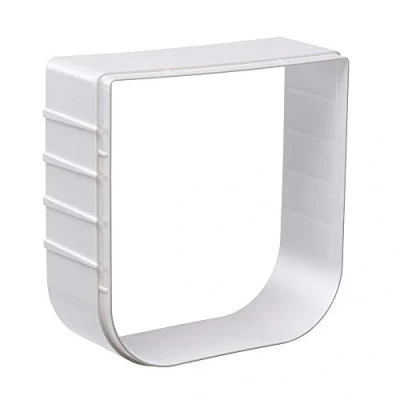 Immagine di Ferplast Estensione per portina Piccoli Cani Gatti Gattaiola Porta Basculante Swing 1 Extension, 15,5 x 5 h 16 cm profondità cm, Bianco
