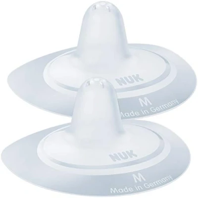 Immagine di NUK capezzoli protettivi per sensibili, con custodia protettiva, 2 pz, colore: Trasparente