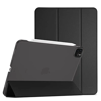 Immagine di ProCase Cover iPad Air 13 Pollici M2 2024, Pro 12.9&quot; 6/5/4/3 Generazione 2022/2021/2020/2018, Custodia Ultra Sottile Leggero con Auto Svegliati/Sonno Nero