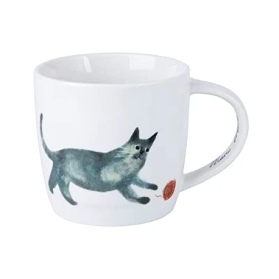 Immagine di Maxwell &amp; Williams DX1218 Feline Friends Tazza in porcellana, multicolore, 400 ml, confezione regalo