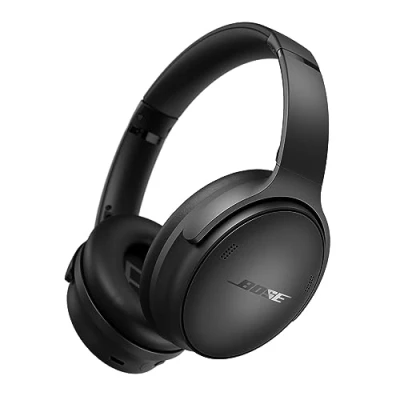Immagine di Bose QuietComfort SC Headphones con cancellazione del rumore wireless, Bluetooth cuffie over ear durata della batteria fino a 24 ore, Custodia Morbida, Nero