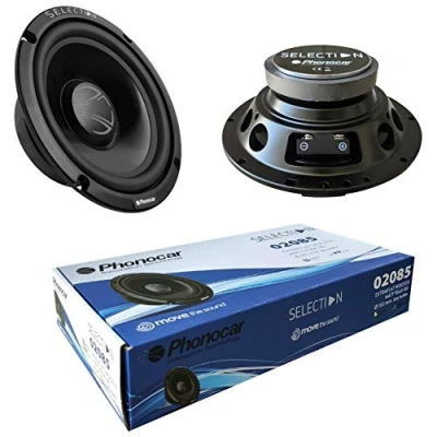 Immagine di 2 altoparlanti compatibile con PHONOCAR SELECTION 02085 woofer 16,50 cm 165 mm 6,5&quot; diametro 70 watt rms 180 max 4 ohm 91 db spl auto, a coppia