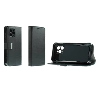 Immagine di caseroxx Custodia per Blackview BV5300 PRO, Bookstyle Case Protettiva Book Cover Smartphone in Colore Nero
