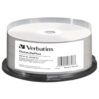 Immagine di VERBATIM Pack di 5 BD R LTH Type 25 GB 6x superficie Hard Coating Protection