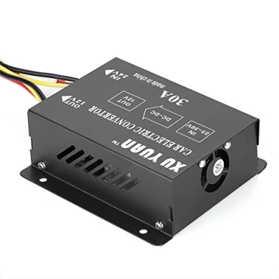 Immagine di Alimentatore Camion 24v 12v Riduttore Di Tensione 40a Convertitore Corrente per Auto Potenza Inverter Elettrico Sicurezza Trasformatore Step Down(24v To 12v/30a/360w)