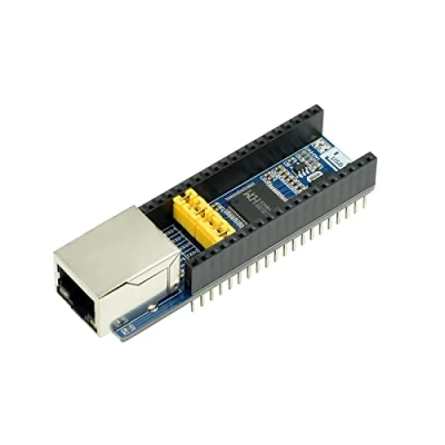 Immagine di Waveshare Ethernet To UART Converter for Raspberry Pi Pico,Supports 2 CH Data Transparent Transmission, 10/100M Ethernet,Full Duplex or Half Communication