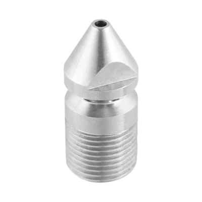Immagine di Ugello di Pulizia Tubi In Acciaio Inox SS304 Filettatura Maschio 3/8BSP Dei fognari Per Rondella Pressione