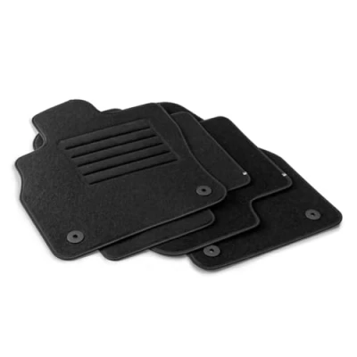 Immagine di MTM Tappetini per Mercedes Classe M/ML (W163) dal 02.1998 07.2005 su Misura Sagomati come Originali, Battitacco in Moquette, Bordo Antiscivolo, cod. One 2056