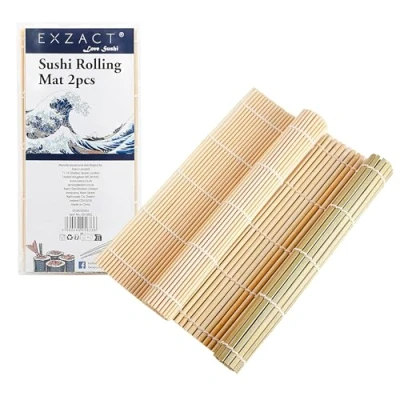 Immagine di Exzact 2 pezzi Stuoie di rotolamento del sushi Adatto per principianti ed esperti