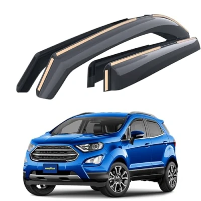 Immagine di Goodyear deflettori Auto per/Compatibile con Ford EcoSport 2013 2024 deflettore Auto, Aria, integrati, 4 Pezzi