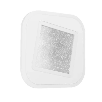 Immagine di Eglo Macchioni Plafoniera a LED, lampada da soffitto con effetto cristallo, per cucina e ufficio, in metallo plastica bianca, luce bianca neutra, 20 x cm