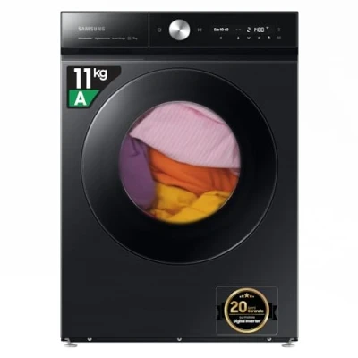 Immagine di Samsung Lavatrice Bespoke AI Quickdrive WW11DB8B95GB/U3, Libera installazione, 11 Kg, 1400 RPM, Wi Fi, Control, Vapore, Carica Frontale, 60l x 85h 60p cm