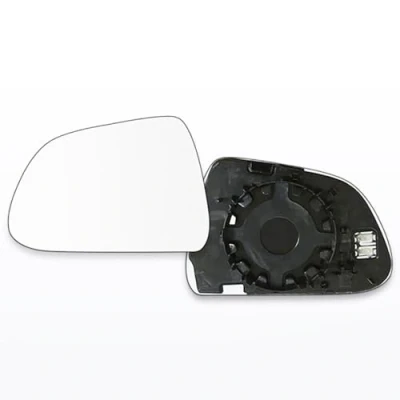 Immagine di MengZJ Vetro Specchio per Tesla Model 3 2017 2023 Specchietto Retrovisore Esterno Porta Laterale Sinistro Destro Riscaldato con Piastra di Supporto,left