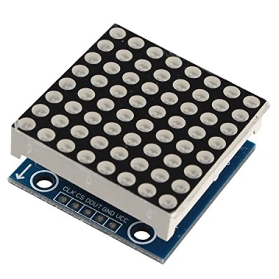 Immagine di HALJIA Seamless Cascadable 7219 pic 8 x DOT Matrix display LED 5.5 V modulo di controllo Compatibile con Arduino