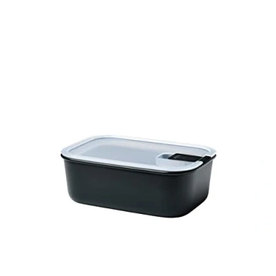 Immagine di Mepal Contenitore per alimenti EasyClip Barattolo con coperchio e chiusura a scatto Adatto microonde, forno vapore, frigorifero congelatore 1000 ml Nordic black