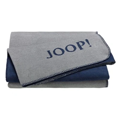 Immagine di Joop! Coperta double face in tinta unita, colore: argento, 150 x 200 cm