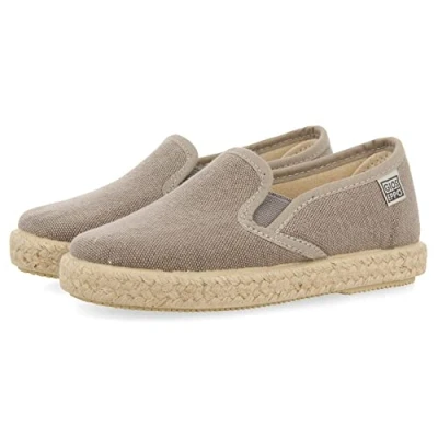 Immagine di Gioseppo CON ELÁSTICOS EN LOS Laterales PARA Espadrillas per bambini, Taglia: 22, Gris Cotone
