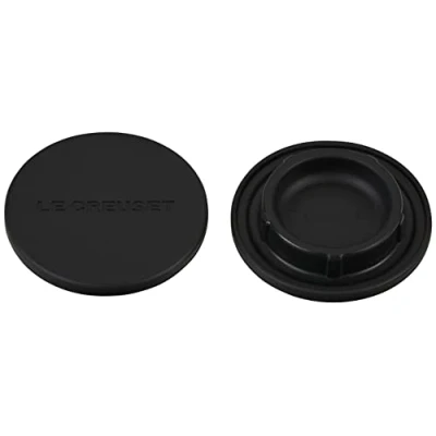 Immagine di Le Creuset Set con 2 Tappi per Macinini, Silicone, Nero lucido, 93010800140200