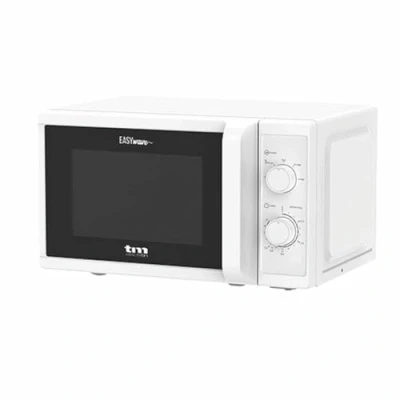 Immagine di TM Electron TMPMW002WHT EASYWAVE Microonde con capacità di 20 litri, 700 W, 5 livelli potenza, funzione sbrinamento e timer da 35 min, colore bianco