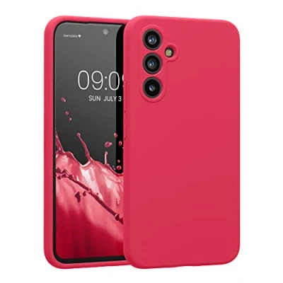 Immagine di kwmobile Custodia Compatibile con Samsung Galaxy A54 5G Cover Back Case per Smartphone in Silicone TPU Protezione Gommata awesome pink