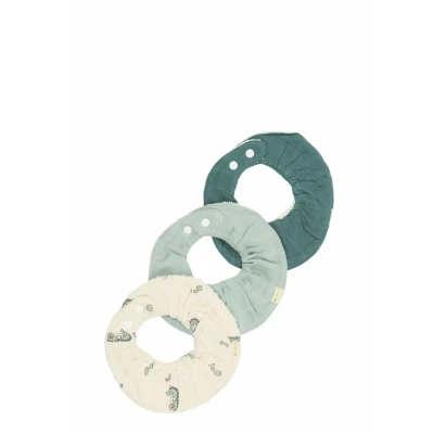 Immagine di Fabelab Ruffle 3PACK Under THE SEA Bavaglino per bambini, Taglia: One Size, Goblin blue