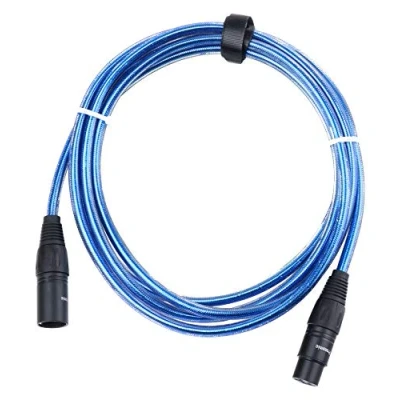Immagine di Pronomic Stage XFXM Blue 2.5 cavo microfono XLR 2,5 m Metallic Blu