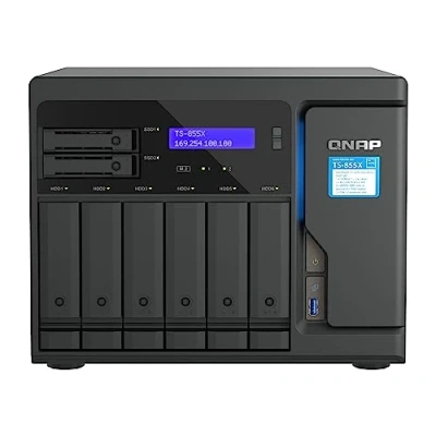 Immagine di TS 855X 8G 8 Bay, Intel Atom Core, PCIe Gen3, 10 Gigabit NAS