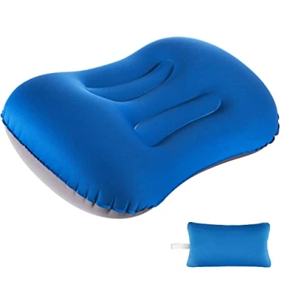 Immagine di Eono Cuscino Gonfiabile da Campeggio, Viaggio Ultraleggero, Cuscini Gonfiabili Mare Comprimibile Compatto Ergonomico, Ideale per Escursioni, Spiaggia