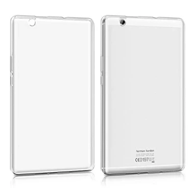Immagine di kwmobile Custodia Protettiva Tablet Compatibile con Huawei MediaPad M3 8.4 Cover trasparente Morbida Silicone