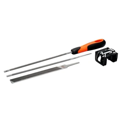 Immagine di Bahco 168 COMBI 5.5 6924 Kit di lime per sega a catena, impugnatura Ergo, 200 mm, Ø 5,5 mm, ausilio 1 pz.
