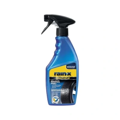 Immagine di Rain X Nero Gomme Auto e Rinnova Plastiche con Rivestimento in Grafene, Detailing 500 ml