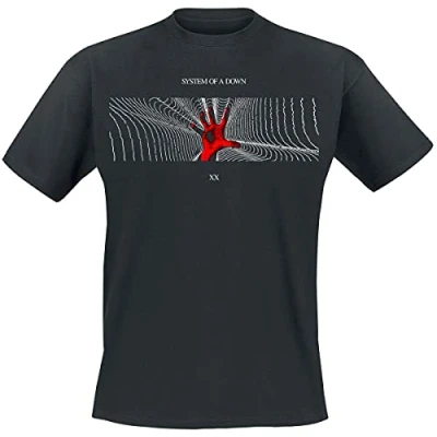 Immagine di System Of A Down Radiation Uomo T Shirt Nero XL 100% Cotone Regular