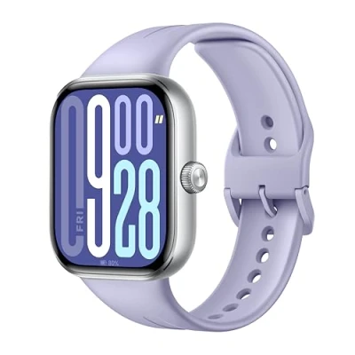 Immagine di Xiaomi Redmi Watch 5, Smartwatch con display AMOLED 2.07&quot;, Chiamate Bluetooth, Autonomia 24 giorni, Resistenza Acqua 5 ATM, Monitoraggio Frequenza Cardiaca e SpO2, Sistema GNSS integrato, Viola