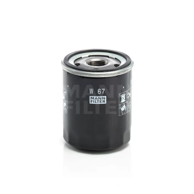 Immagine di MANN FILTER W 67 Filtro olio M 20 X 1.5 con una valvola blocco arretramento ad avvitamento MITSUBISHI: COLT 6, Lancer 8, 8 Limousine