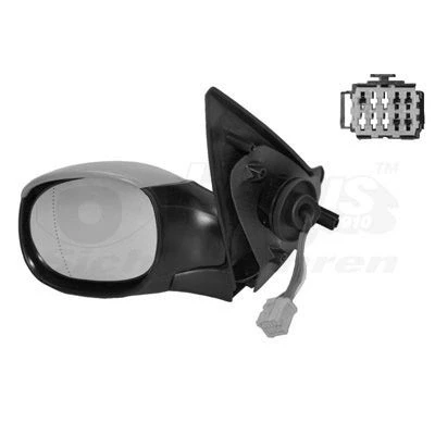 Immagine di Specchio retrovisore esterno Van Wezel 4028818 Dx con la prima mano completo, convesso, per regolazione elettrica specchio, termico, sens