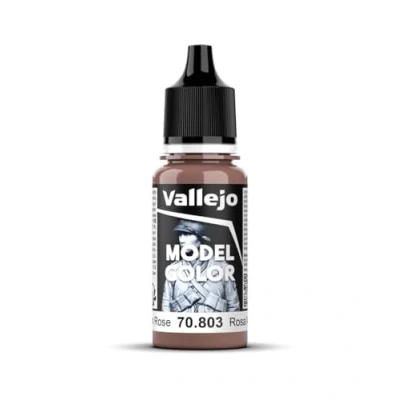 Immagine di Vallejo 70.803 Colore Acrilico Opaco , Rosa Scuro (Brown Rose), 17 ml, 1 Pezzo