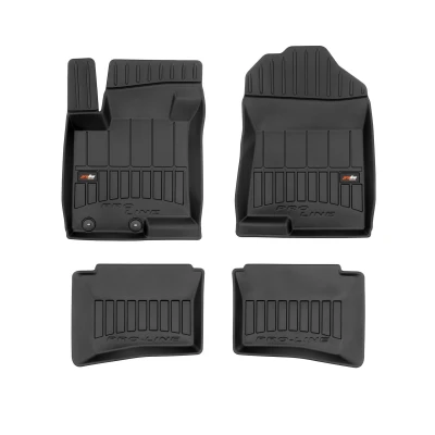 Immagine di FROGUM proLine 3D 3D425828 Set tappetino Gomma anteriore e posteriore 4 nero Su misura HYUNDAI: i20 III
