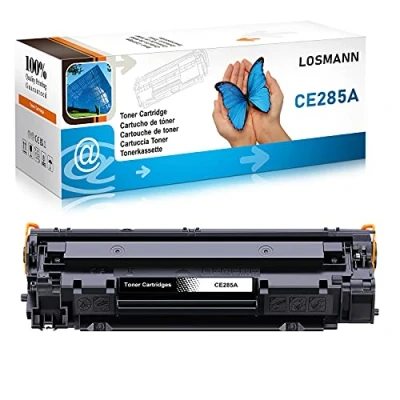 Immagine di LOSMANN 1x Toner nero compatibile con HP 85A CE285A per LaserJet Pro P1005 P1006 P1102W P1102 M1132MFP M1217NFW M1212NF M1213NF M1132 P1100 M1136 M1210 M1212 M1130 M1134