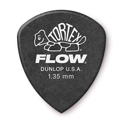 Immagine di Jim Dunlop Tortex Flow Standard Confezione Da 12 1.35Mm Nero