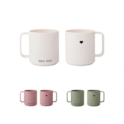 Immagine di Design Letters Mini bicchiere in Tritan per bambini e neonati, senza BPA, EA/BPS, con manico, Drop safe accessori disponibili separatamente, 175 ml, lavabile lavastoviglie